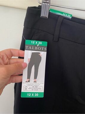 NEW Black Talbot's Dress Pant